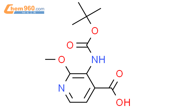 3 N Boc 氨基 2 甲氧基异烟酸CAS号870997 82 3 960化工网