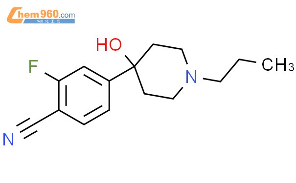 Benzonitrile Fluoro Hydroxy Propyl Piperidinyl