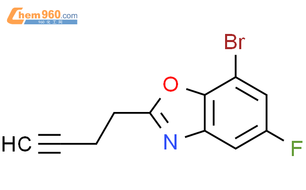 872363 35 4 Benzoxazole 7 bromo 2 3 butynyl 5 fluoro 化学式结构式分子式mol