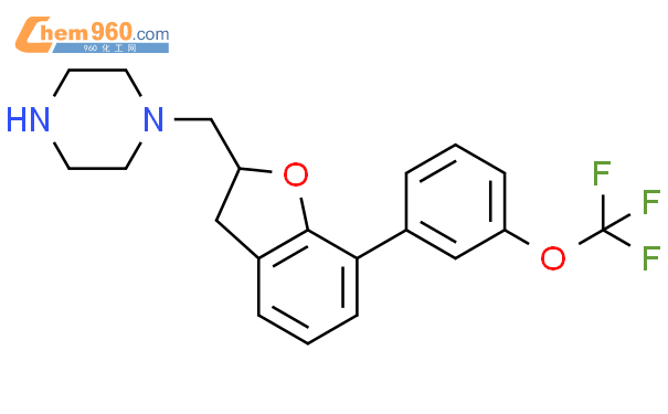 872518 14 4 Piperazine 1 2 3 Dihydro 7 3 Trifluoromethoxy Phenyl 2