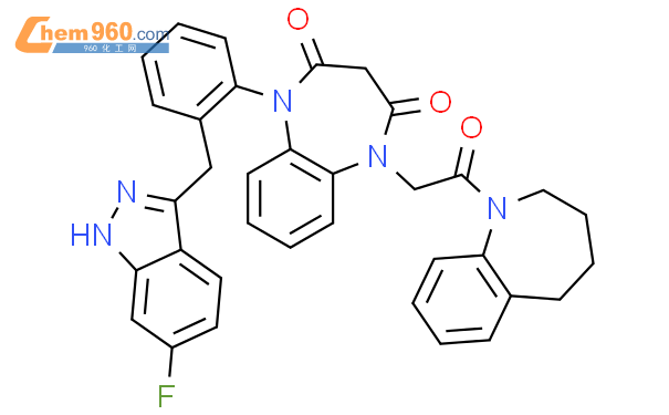 872539 31 6 1H 1 Benzazepine 1 5 2 6 Fluoro 1H Indazol 3 Yl Methyl