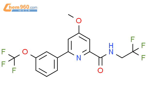 Pyridinecarboxamide Methoxy N Trifluoroethyl