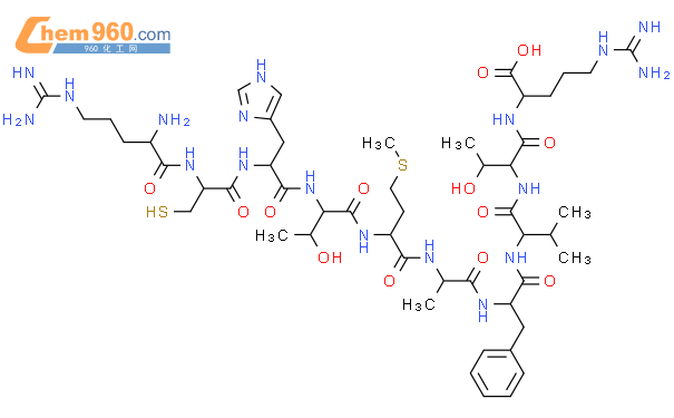 873920 23 1 L Arginine L Arginyl L Cysteinyl L Histidyl L Threonyl L