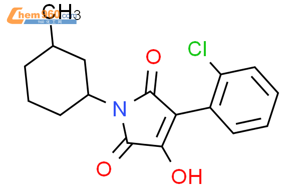 873938 72 8 1H Pyrrole 2 5 Dione 3 2 Chlorophenyl 4 Hydroxy 1 3