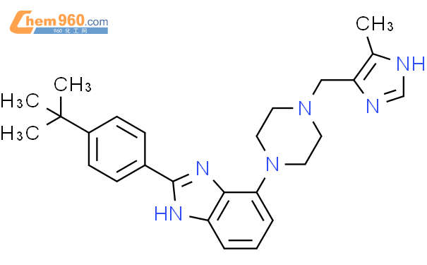 H Benzimidazole Dimethylethyl Phenyl