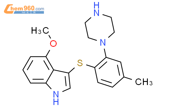 874296 29 4 1H Indole 4 Methoxy 3 4 Methyl 2 1 Piperazinyl Phenyl