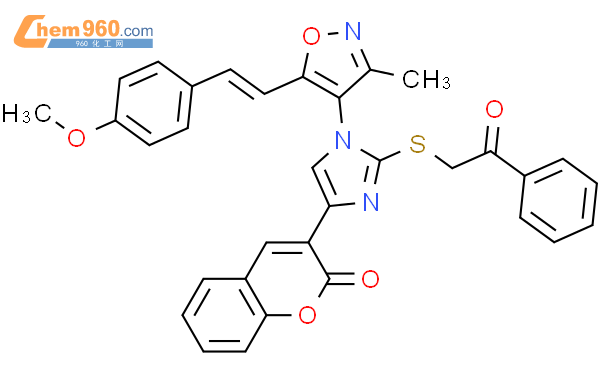 874984 12 0 2H 1 Benzopyran 2 One 3 1 5 2 4 Methoxyphenyl Ethenyl