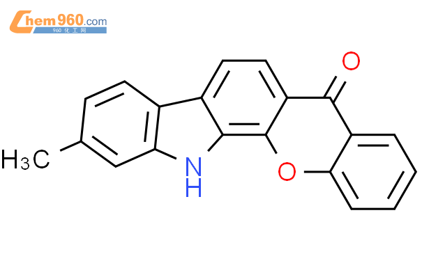 875121 31 6 1 BENZOPYRANO 2 3 A CARBAZOL 7 13H ONE 2 METHYL 化学式结构式