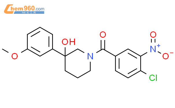 875273 07 7 3 Piperidinol 1 4 Chloro 3 Nitrobenzoyl 3 3