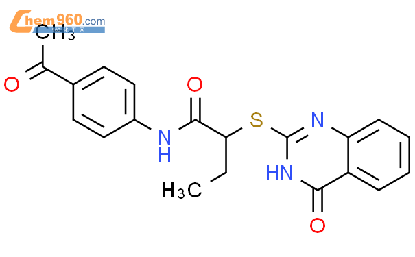 876723 62 5 N 4 Acetylphenyl 2 4 Oxo 3 4 Dihydro 2 Quinazolinyl