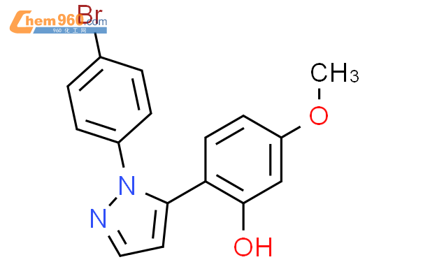 876950 75 3 Phenol 2 1 4 Bromophenyl 1H Pyrazol 5 Yl 5 Methoxy CAS