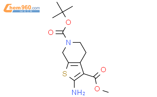 2-氨基-4,7-二氢噻吩并[2,3-C]吡啶-3,6(5H)-二甲酸 6-叔丁酯 3-甲酯