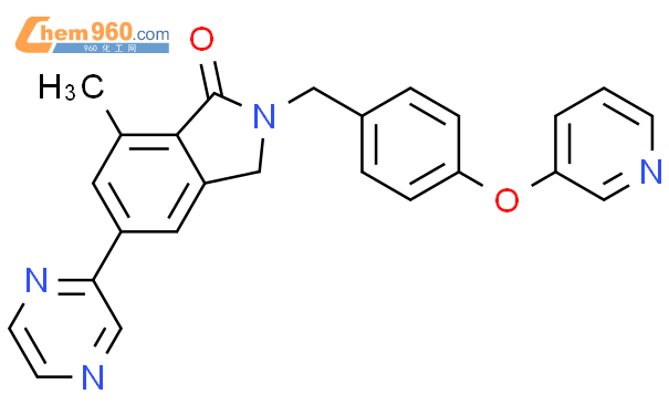 H Isoindol One Dihydro Methyl Pyrazinyl