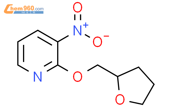 878405 76 6 Pyridine 3 nitro 2 tetrahydro 2 furanyl methoxy 化学式结构式