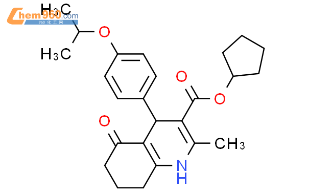 879040 07 0 Cyclopentyl 2 Methyl 5 Oxo 4 4 Propan 2 Yloxy Phenyl 1