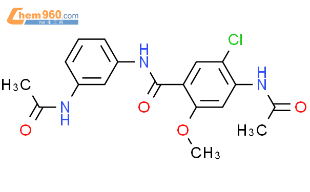 879591 22 7 4 Acetylamino N 3 Acetylamino Phenyl 5 Chloro 2