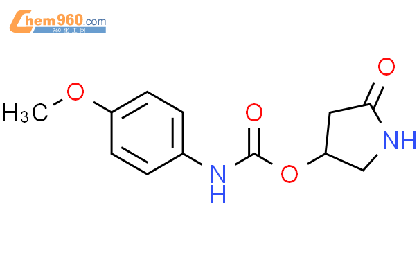 88015 92 3 Carbamic Acid 4 Methoxyphenyl 5 Oxo 3 Pyrrolidinyl