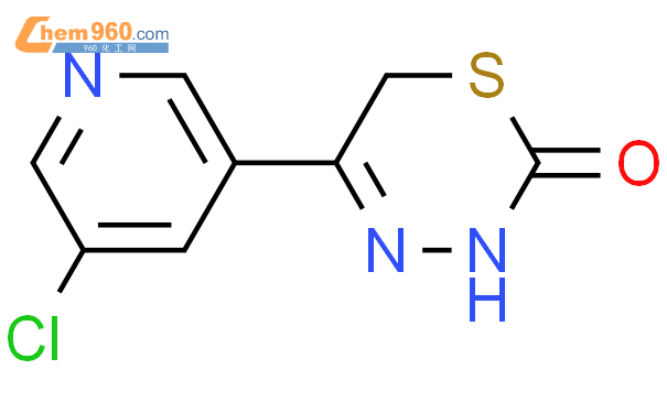 88038 29 3 2H 1 3 4 Thiadiazin 2 One 5 5 Chloro 3 Pyridinyl 3 6