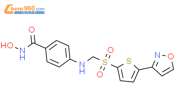 881004 74 6 Benzamide N Hydroxy 4 5 3 Isoxazolyl 2 Thienyl