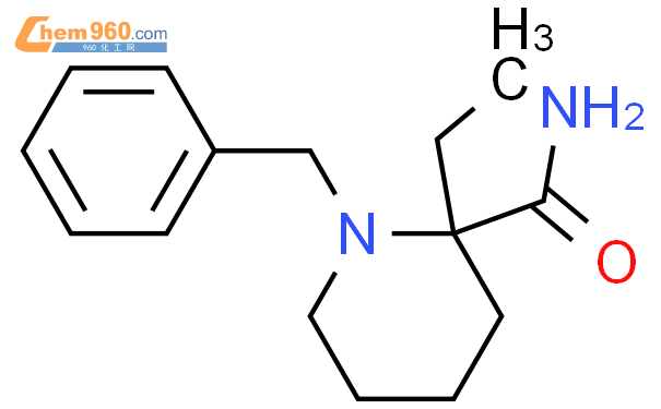 881014 00 2 2 PIPERIDINECARBOXAMIDE 2 ETHYL 1 PHENYLMETHYL 化学式结构式