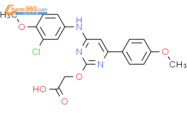 881193 35 7 Acetic Acid 4 3 Chloro 4 Methoxyphenyl Amino 6 4