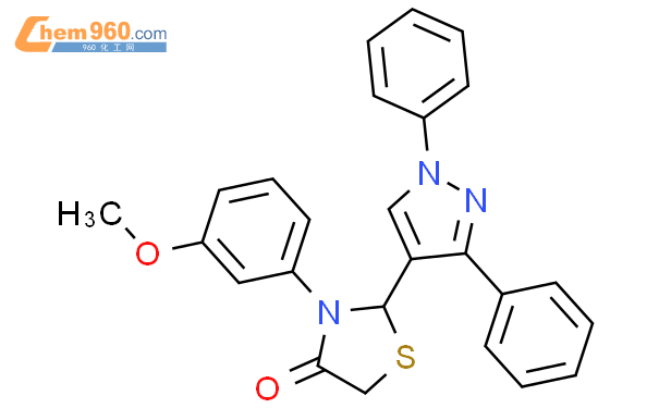 Thiazolidinone Diphenyl H Pyrazol Yl