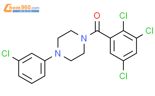 882694 56 6 Piperazine 1 3 Chlorophenyl 4 2 3 5 Trichlorobenzoyl