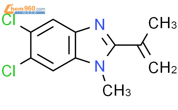 882977 74 4 1H Benzimidazole 5 6 Dichloro 1 Methyl 2 1 Methylethenyl