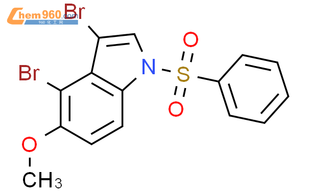 H Indole Dibromo Methoxy Phenylsulfonyl Cas