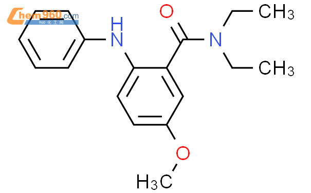 883726 50 9 BENZAMIDE N N DIETHYL 5 METHOXY 2 PHENYLAMINO CAS号