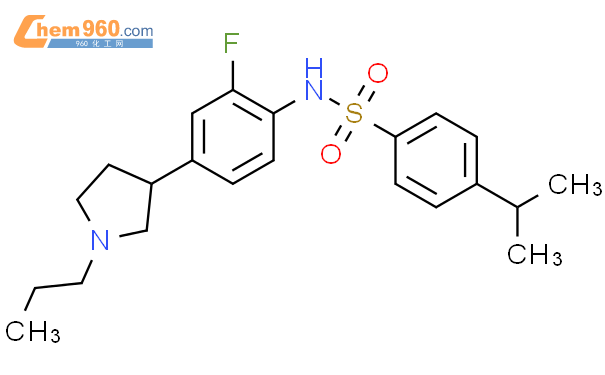 883902 00 9 Benzenesulfonamide N 2 Fluoro 4 1 Propyl 3 Pyrrolidinyl