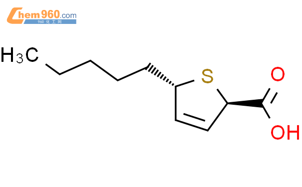 88418 78 4 2 Thiophenecarboxylic acid 2 5 dihydro 5 pentyl trans 化学式