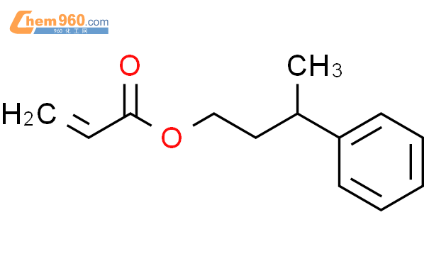 88465 92 3 2 Propenoic acid 3 phenylbutyl ester化学式结构式分子式mol 960化工网