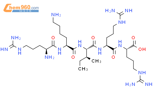 885009 38 1 L ARGININE L ARGINYL L LYSYL L ISOLEUCYL L ARGINYL 化学式结构式