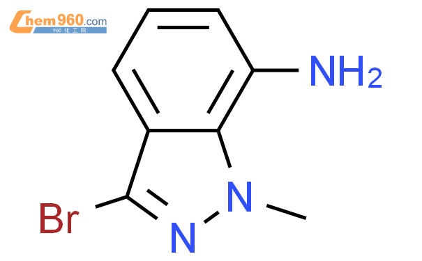 3-溴-1-甲基-1H-吲唑-7-胺结构式图片|885271-76-1结构式图片