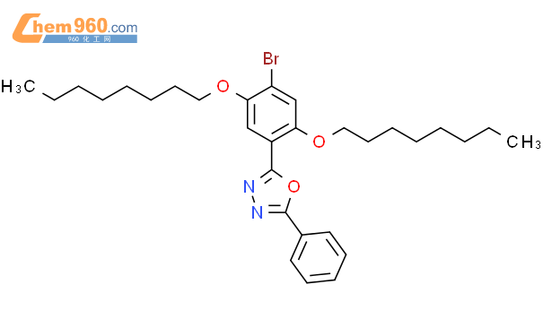 885481 61 8 1 3 4 Oxadiazole 2 4 Bromo 2 5 Bis Octyloxy Phenyl 5