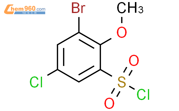 Bromo Chloro Methoxybenzenesulfonyl Chloridecas