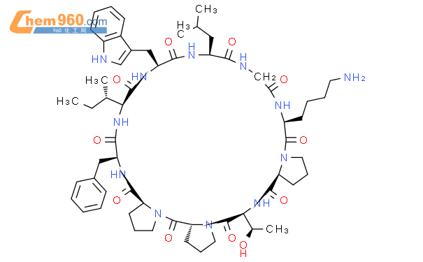 887367 38 6 Cyclo Glycyl L Lysyl L Prolyl L Threonyl D Prolyl L Prolyl