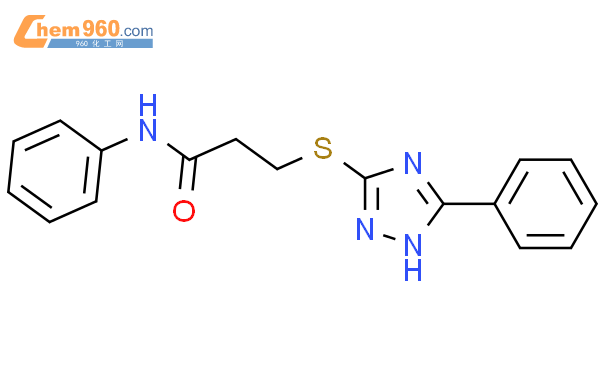 88743 67 3 Propanamide N Phenyl 3 5 Phenyl 1H 1 2 4 Triazol 3 Yl