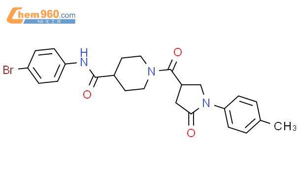 887673 45 2 1 5 Oxo 1 P Tolyl Pyrrolidine 3 Carbonyl Piperidine 4