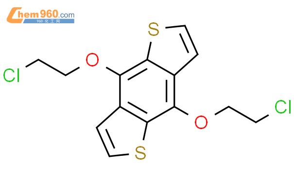 88835 68 1 BENZO 1 2 B 4 5 B DITHIOPHENE 4 8 BIS 2 CHLOROETHOXY CAS号