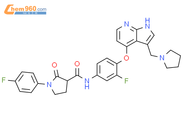 888719 49 1 3 Pyrrolidinecarboxamide 1 4 Fluorophenyl N 3 Fluoro 4