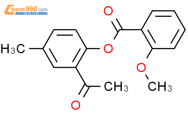 88951 97 7 Benzoic acid 2 methoxy 2 acetyl 4 methylphenyl esterCAS号