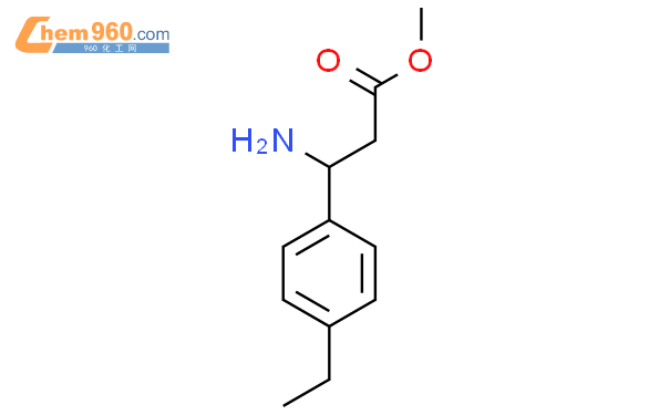 methyl 3-amino-3-(4-ethylphenyl)propanoate