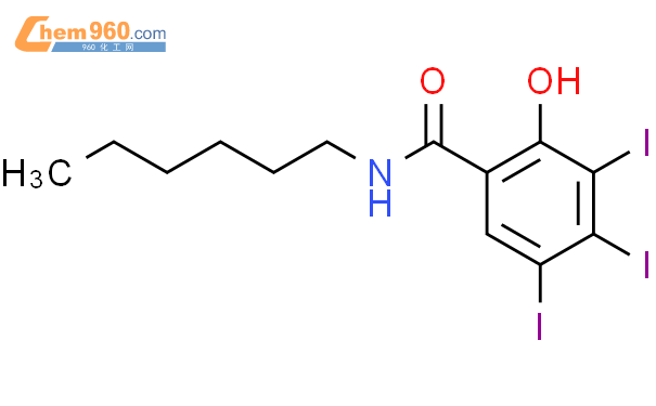 Benzamide N Hexyl Hydroxy Triiodo Cas