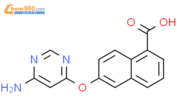 890129 81 4 6 6 Amino Pyrimidin 4 Yloxy Naphthalene 1 Carboxylic Acid