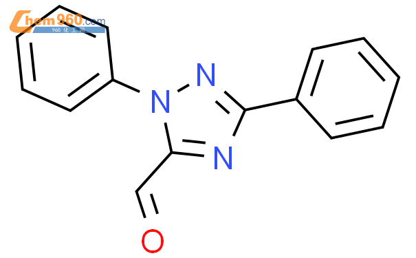 89060 38 8 1H 1 2 4 Triazole 5 carboxaldehyde 1 3 diphenyl 化学式结构式分子式