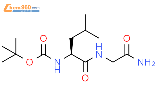 89226 19 7 Glycinamide N 1 1 dimethylethoxy carbonyl L leucyl 化学式