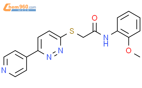 893996 79 7 N 2 Methoxyphenyl 2 6 Pyridin 4 Ylpyridazin 3 Yl