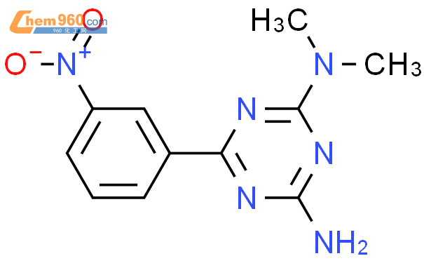 89444 96 2 1 3 5 Triazine 2 4 Diamine N N Dimethyl 6 3 Nitrophenyl